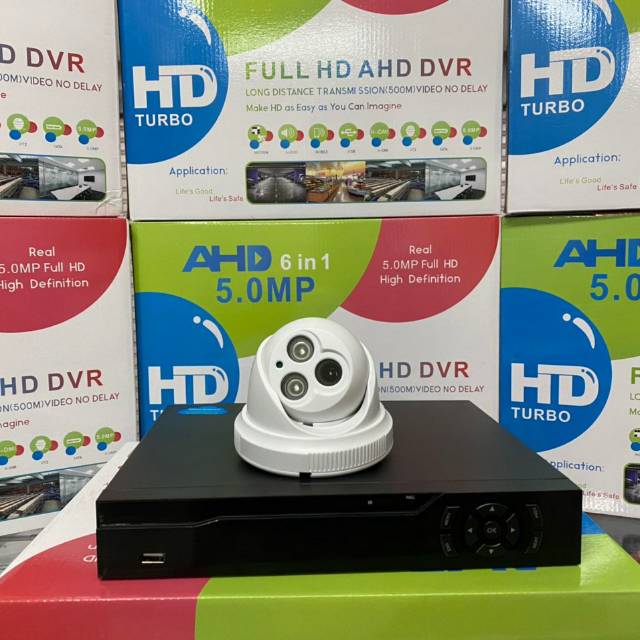 PAKET CCTV ONLINE 1080P 5MP 1 KAMERA CCTV DVR 4 CH 4 CHANNEL CAMERA 5 MP HDD HARDISK