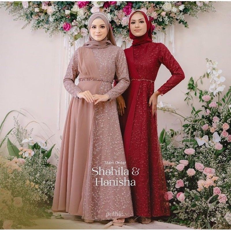 SYAHILA DRESS // GAUN PESTA - GAUN KONDANGAN - GAUN LAMARAN - GAUN WISUDA - GAUN WALIMAH - GAUN MUSLIMAH - GAUN