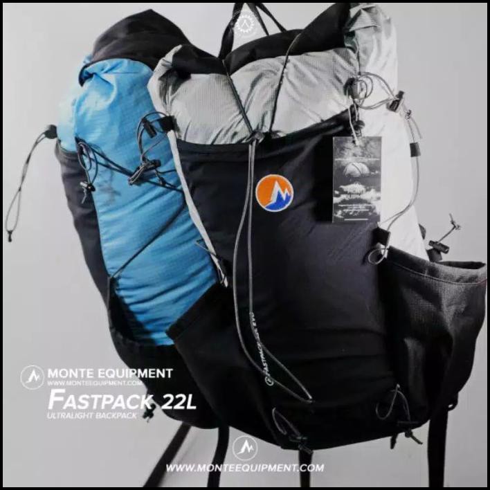 Terlaris Tas Backpack Ultralight Monte Fastpack 22 Evo Termurah