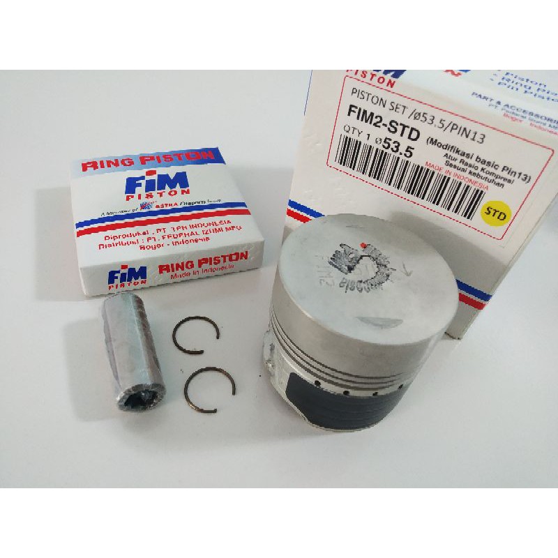 piston fim 2 hidome 53,5mm 54mm 54,5mm 54,75mn 55mm 55,25mm pin13mm piston hidome Jupiter Supra beat