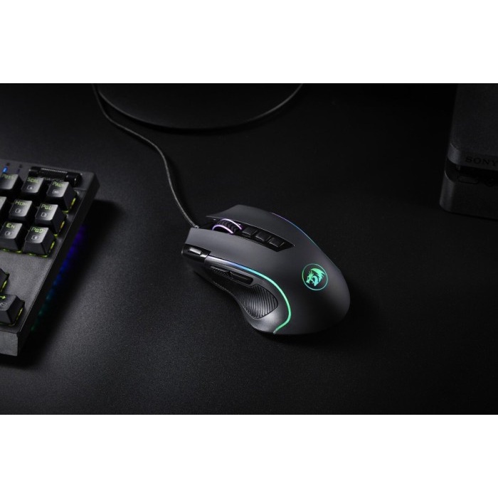 Mouse Gaming Redragon USB Wired RGB Macro M612