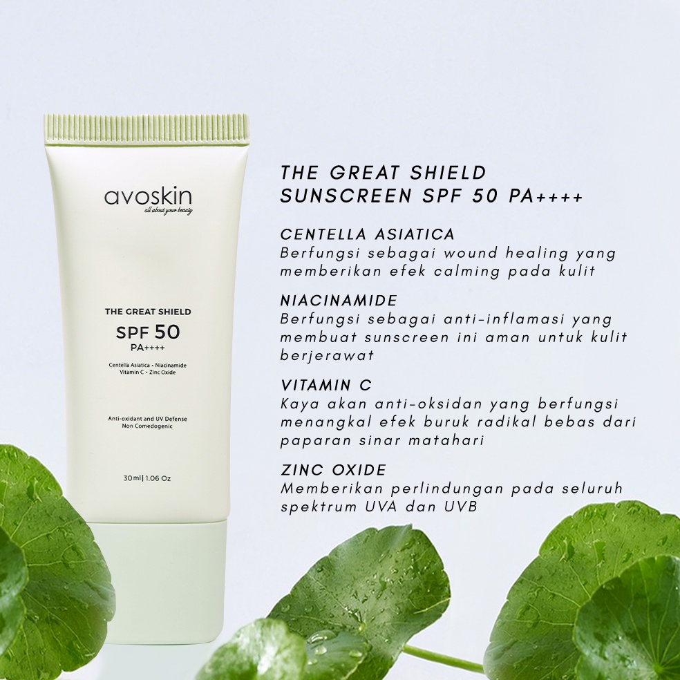 Avoskin The Great Shield Sunscreen (5ML/30ML)