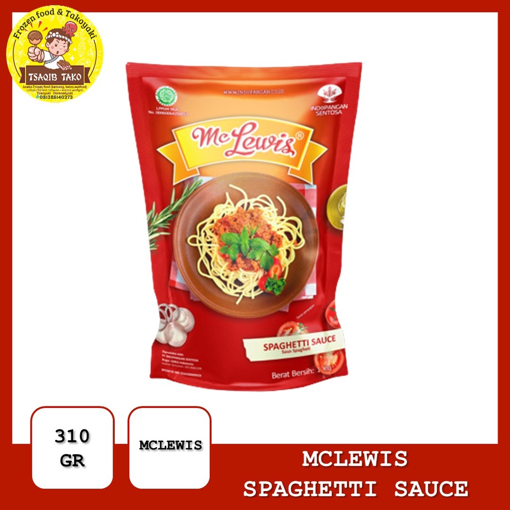 

PROMO Mc Lewis Spaghetti Sauce 310gr