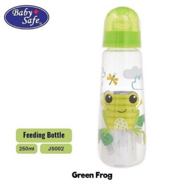 Baby Safe Feeding Bottle 250ml JS002 - Botol Susu Bayi Baby Safe