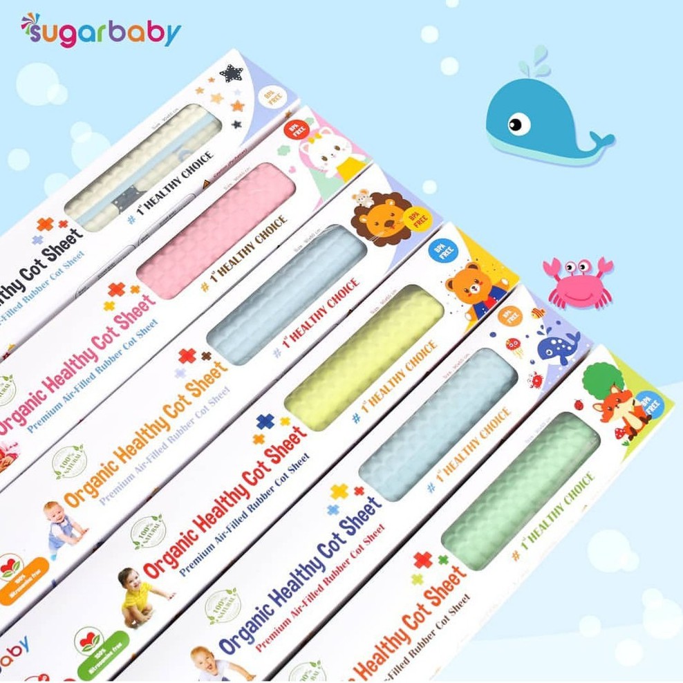 SUGARBABY Organic Healthy Cot Sheet / Perlak Bayi Organik