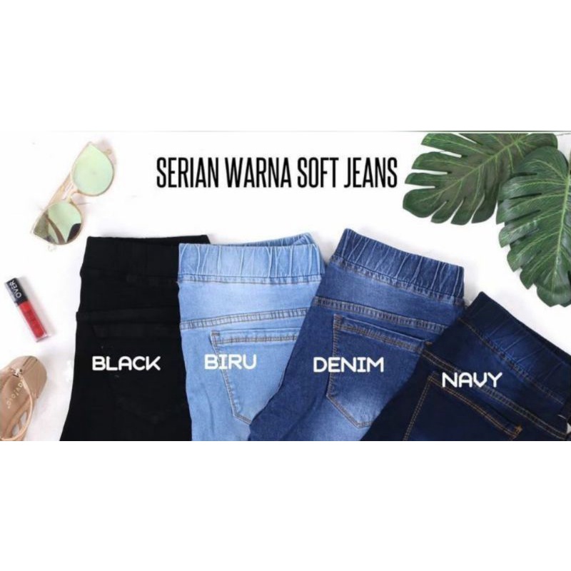 Celana Jeans Pinggang Karet