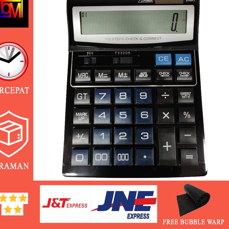 

[RJ972] BESAR ! Kalkulator Citizen 914D 14 digit - Kakulator Dagang / Kalkulator Check / Calculator Besar ♦ 63