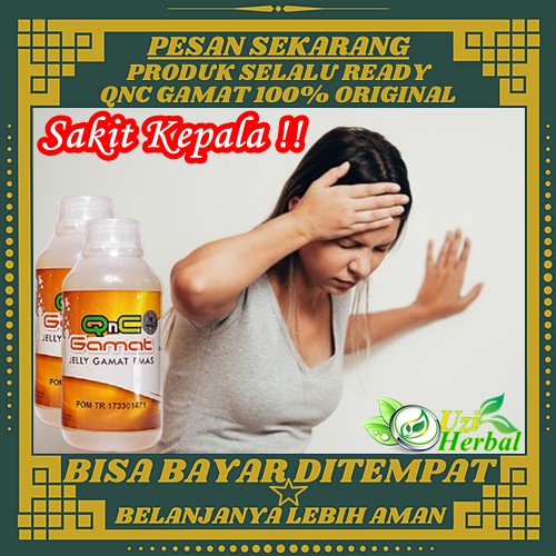 Qnc Jelly Gamat Obat Sakit Kepala Cluster Pusing Kliyengan Pusing Berputar Cluster Headache Alami Shopee Indonesia