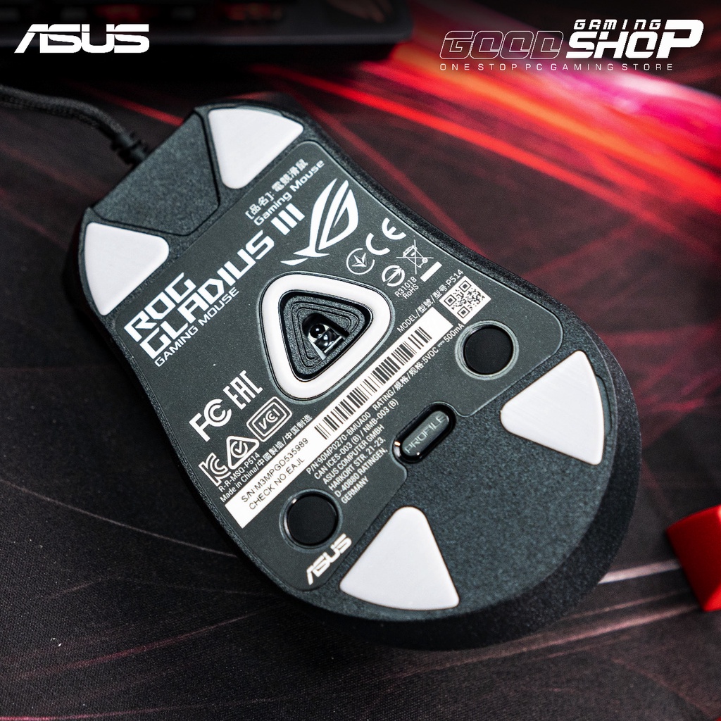 Asus ROG Gladius III - Classic Asymmetrical Gaming Mouse