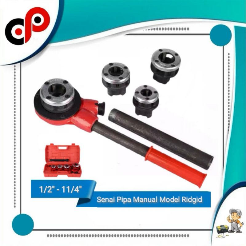 Senai Pipa Manual Model Ridgid 1/2" - 11/4"