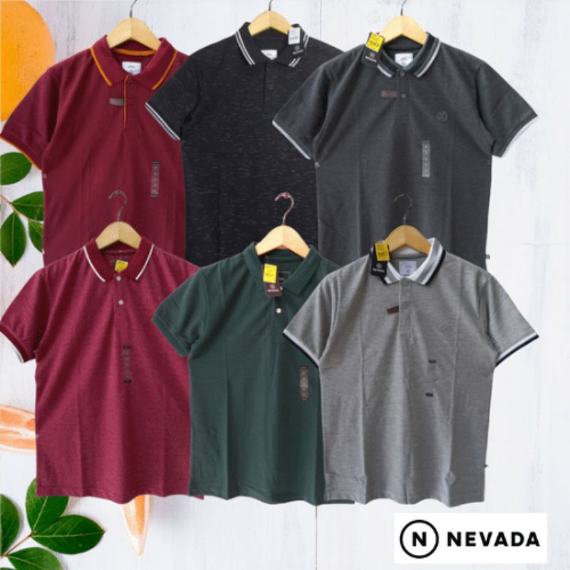 Kaos Polo Nevada Pria Regular Fit