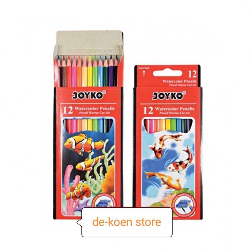 

Pensil warna watercolor JOYKO wcp-110 12 warna