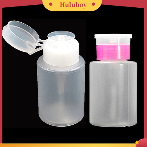 Huluboy Huluboy♡ Botol Dispenser Pompa Kosong 150ML Untuk Pembersih Kutek UV GEL