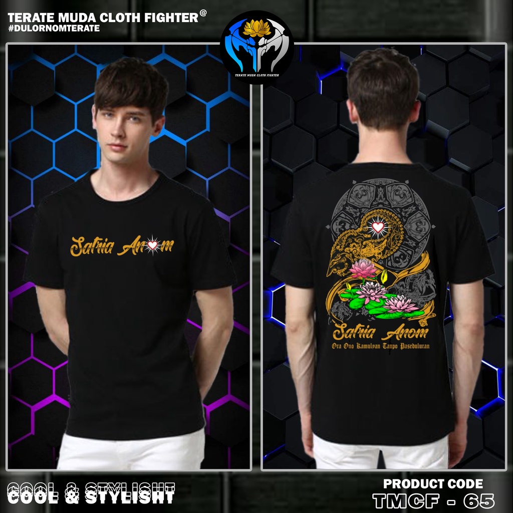 KAOS DISTRO PSHT SATRIO ANOM (BISA COD) KODE TMCF - 65