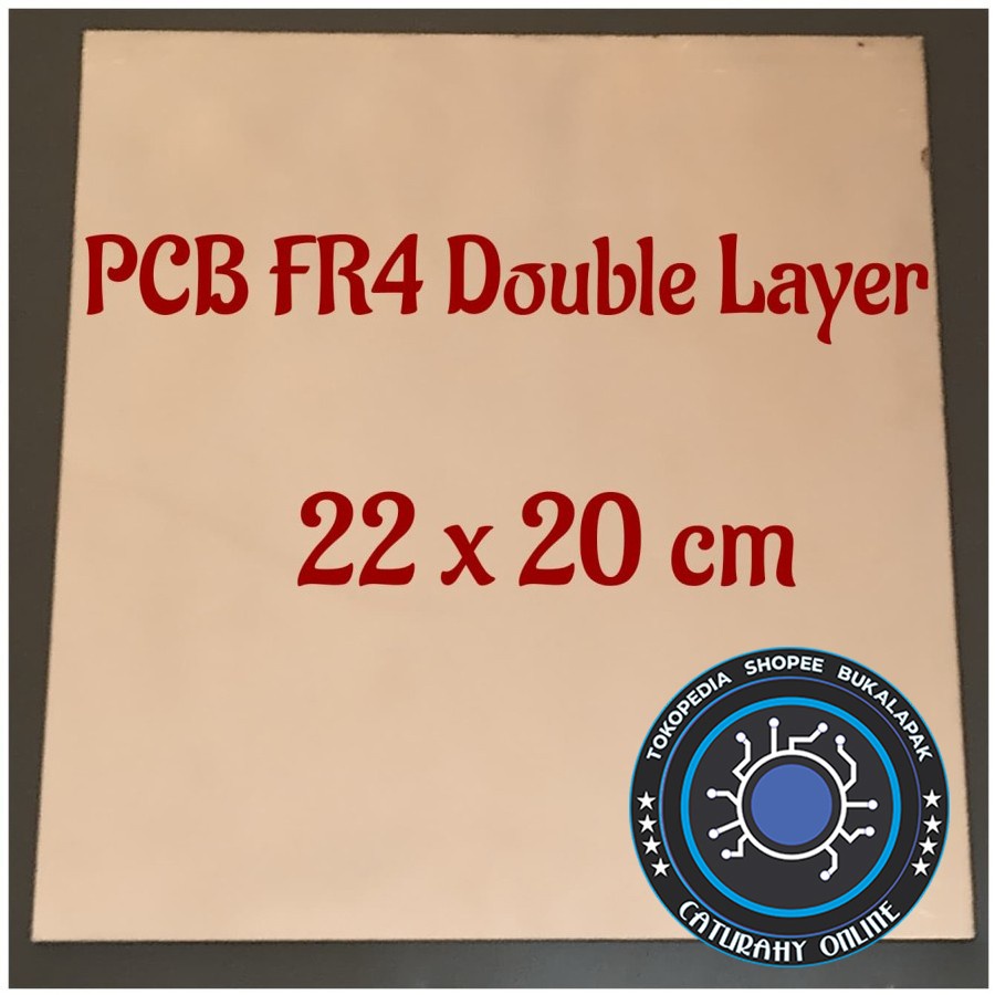 pcb double layer fiber tebal 1.6 mm fr4