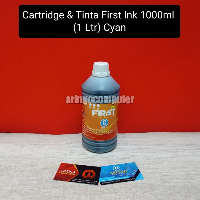 Cartridge &amp; Tinta First Ink 1000ml (1 Ltr) Cyan