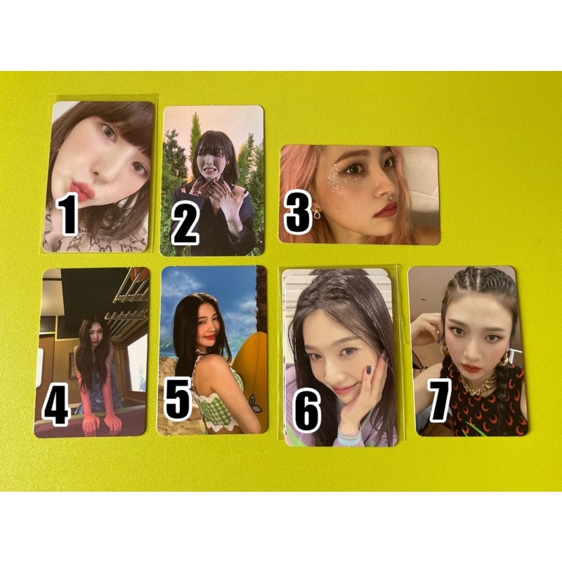 red velvet photocard pc joy wendy yeri official queendom the reve festival