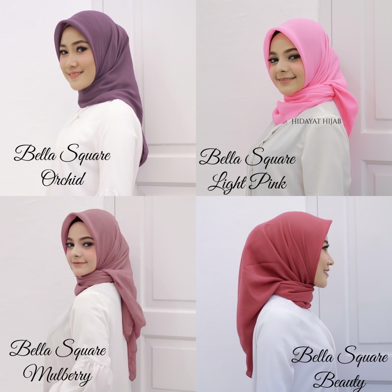 Hijab Segi Empat Polycotton 1/Bella Square Premium-7