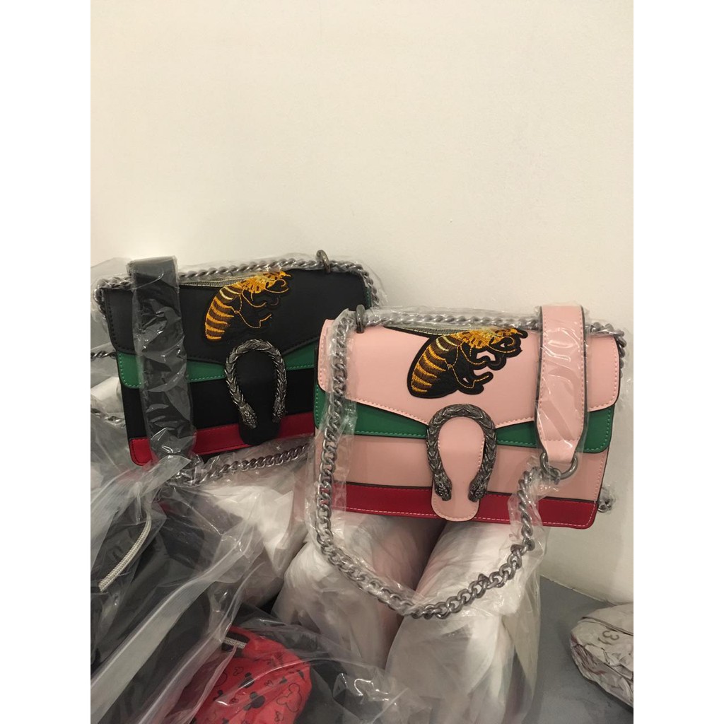 GUCCI DIONYSUS 1304 LAV EMBROIDERED SLINGBAG TAS IMPORT WANITA TAS BRANDED BATAM SLEMPANG TAS