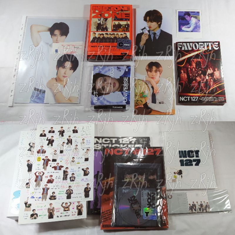 Season greeting Jaehyun NCT Diary Box Postcard Jaehyun Album Neozone C ver T ver Catharsis stiker me