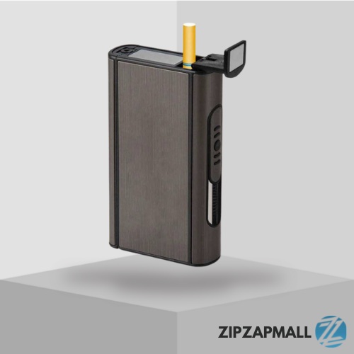 Kotak Bungkus Rokok Aluminium Case Automatic Ejection / Tempat Penyimpanan Case Wadah Kotak Rokok  Isi 10 Batang / Bungkus Roko Rokok Mild Murah / Wadah Rokok Keren Surya Akrilik / Tempat Rokok Kretek / Kotak Rokok Kulit Stainless Steel Polos Elegan Anti