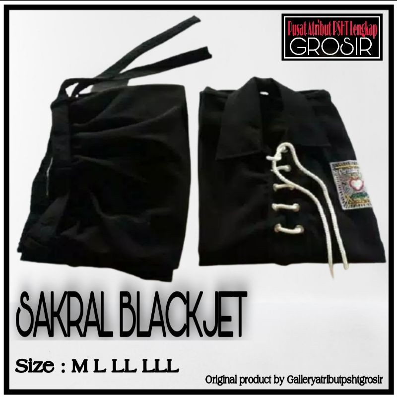 SERAGAM SAKRAL PSHT-SAKRAL WARGA JET BLACK PSHT- SAKRAL WARGA PSHT BLACK JET