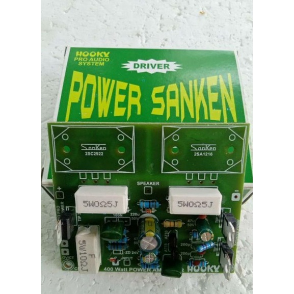 Kit driver power sanken 400w Mono produk Hooky pro audio system