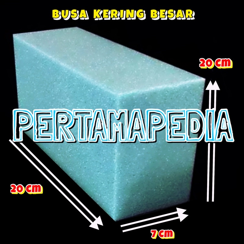 Busa Kering Bunga Plastik/ FLORAL FOAM / Gabus Bunga Plastik/ Daun Rambat Plastik/ Rumput Plastik-BUSAKERINGBESAR