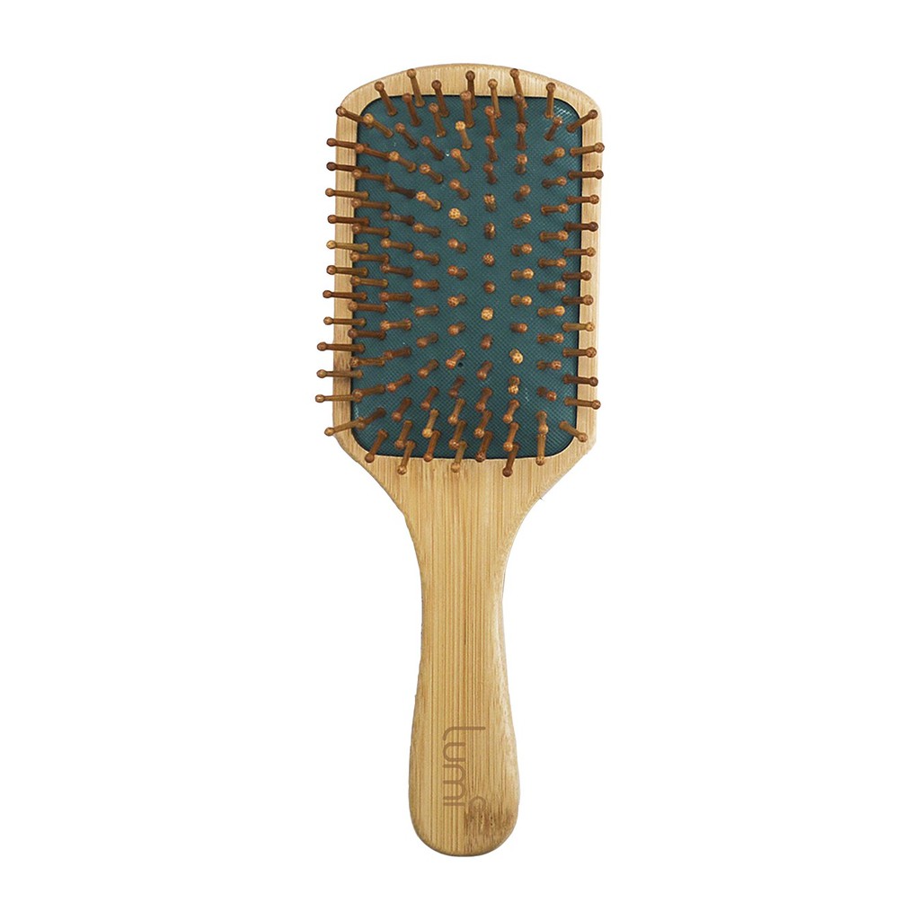 Lumi Bamboo Paddle Brush - Hair Brush Square / Sisir Rambut