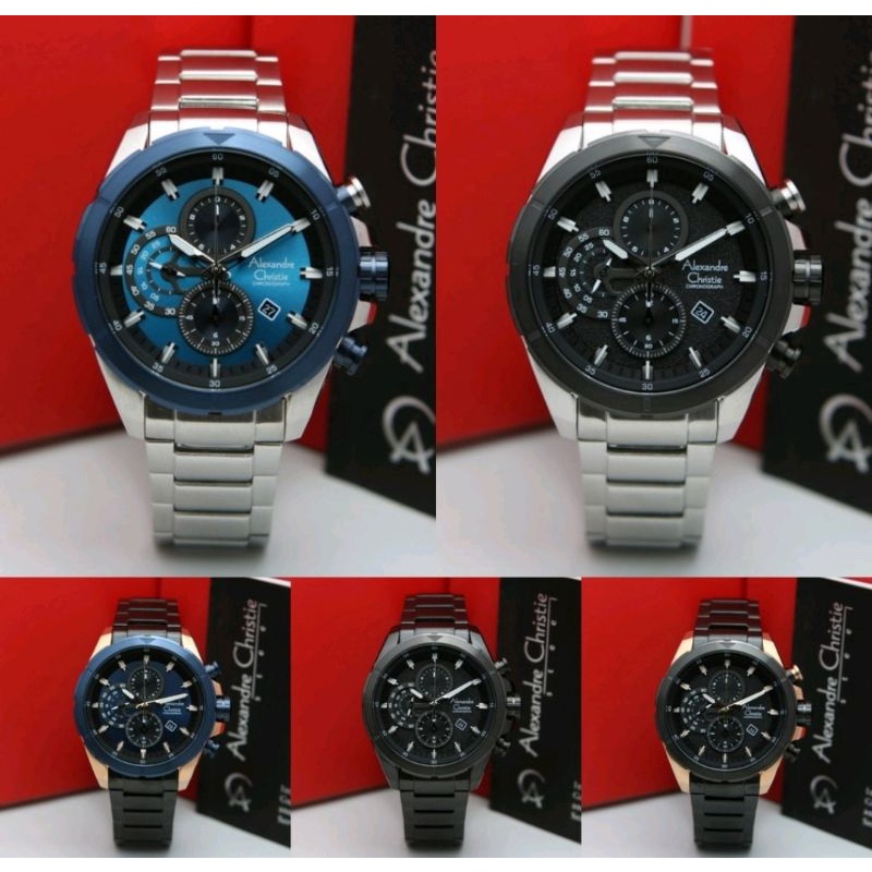 ORIGINAL JAM TANGAN PRIA ALEXANDRE CHRISTIE AC 6508 / AC6508 / 6508 GARANSI RESMI 1 TAHUN