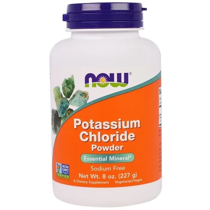 Now Food Potassium Chloride Powder 227 g Bubuk Potasium klorida USA