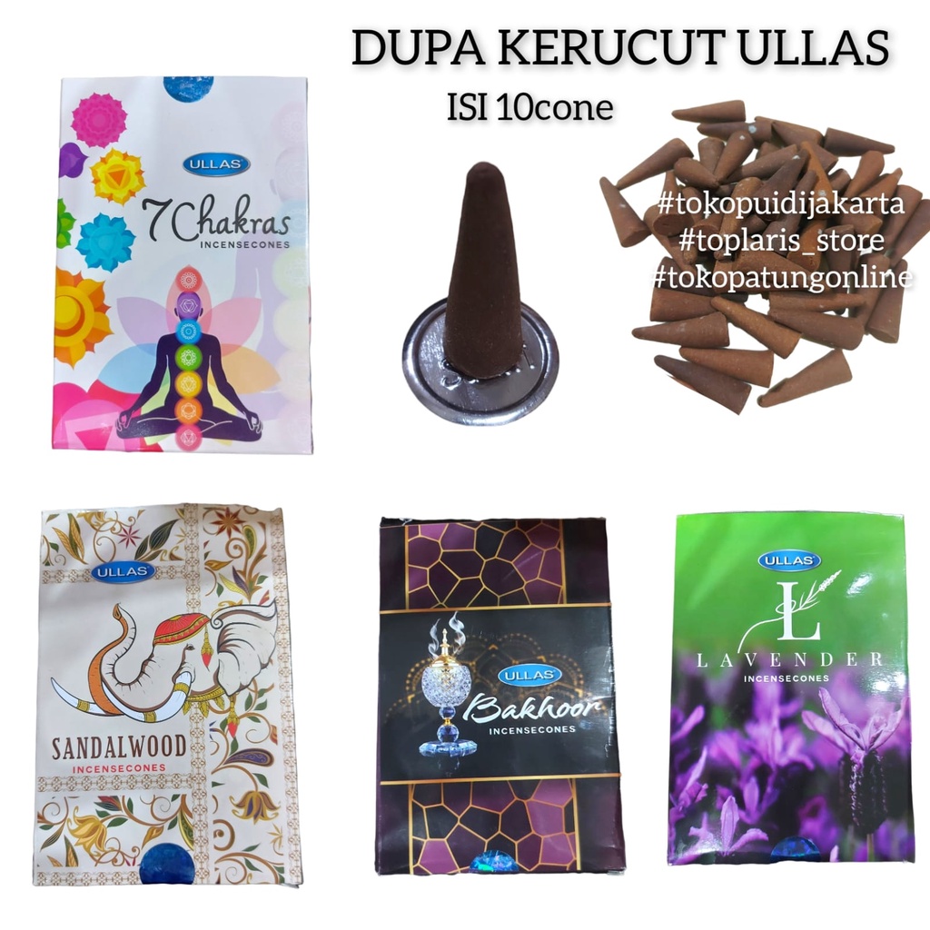 Dupa Wangi Ullas Incense Kerucut