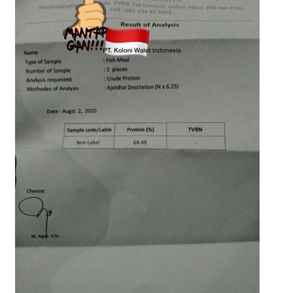 

Terkini Tepung Ikan Murni 1 kg Asli Original / tepung ikan pakan ternak / tepung ikan protein 65 % / tepung ikan super/ pakan ternak / tepung pakan ternak / makanan ternak / vitamin ternak ayam sapi / umpan pancing ikan / tepung protein ternak / pakan rum