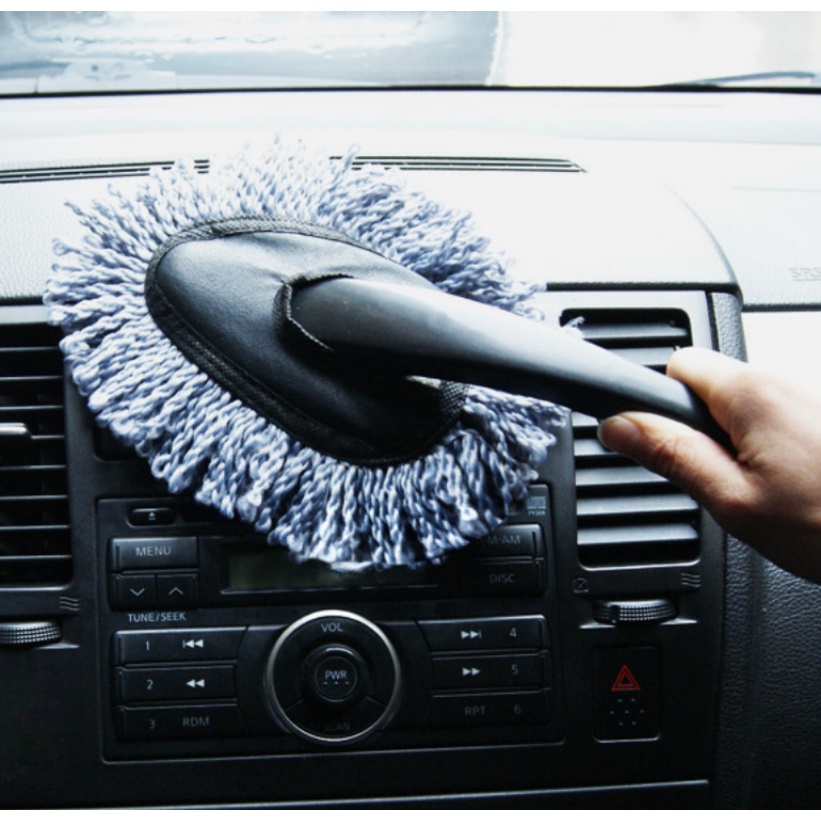 Car Mini Microfiber MOP Alat Bersih Interior dan Cuci Mobil Motor