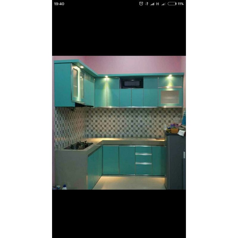 kitchen set , filling kabinet , backdrop tv , partisi