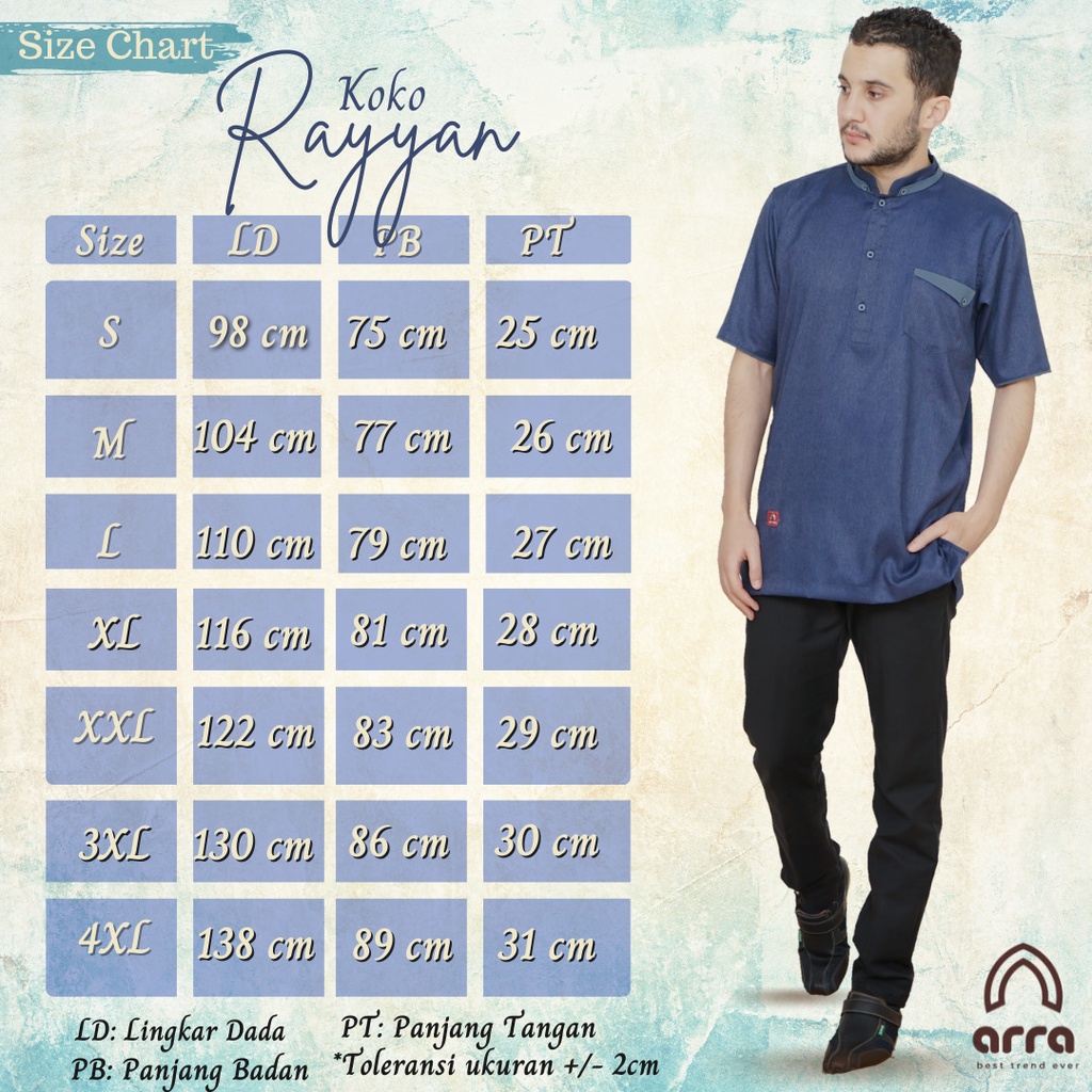 Arra Sarimbit Keluarga Gamis Ayah Ibu Anak Series Rayyan Warna Navy Blue Denim Original Premium Baju Pasangan Couple Busana Muslim Terbaru 2022