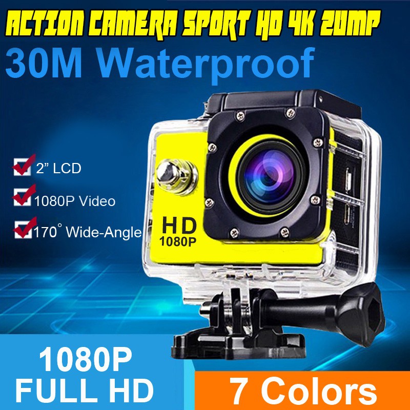 Action Camera | Sports HD-DV 1080P H.264 | Full HD 2.0