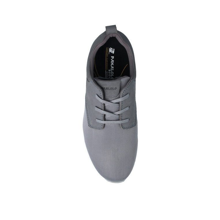 SEPATU SNEAKER PAKALOLO PRIA ORIGINAL CASUAL SPORT GREY PB03