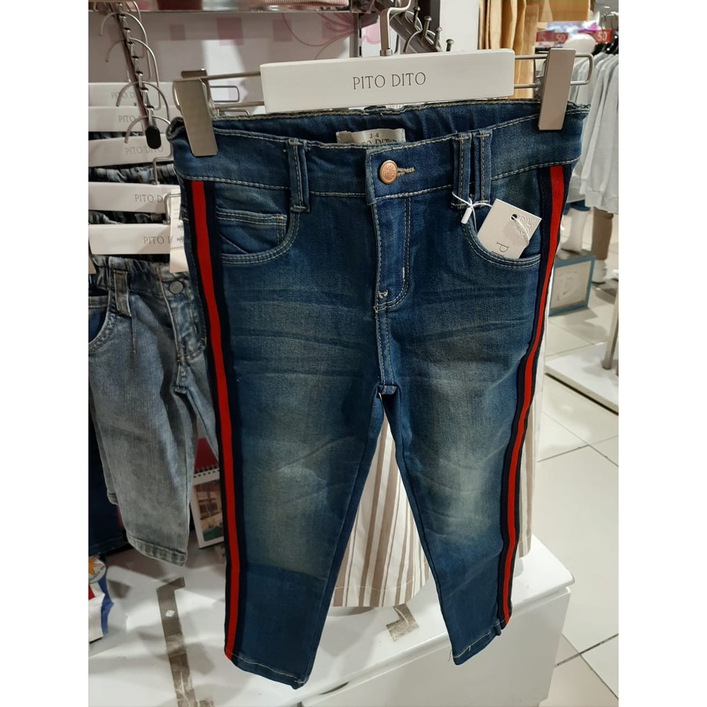 Pito Dito Girl Celana Jeans Anak perempuan Size 1-12 Tahun Model Satu Original
