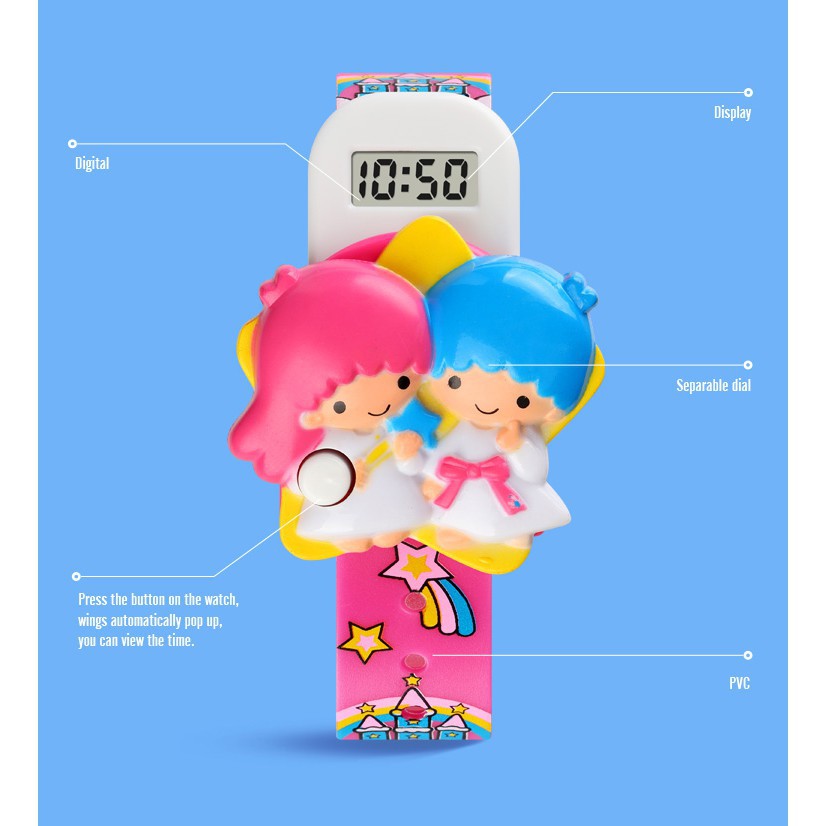 Jam Tangan Anak Perempuan SKMEI 1749 Jam Tangan Digital Desain Kartun Original