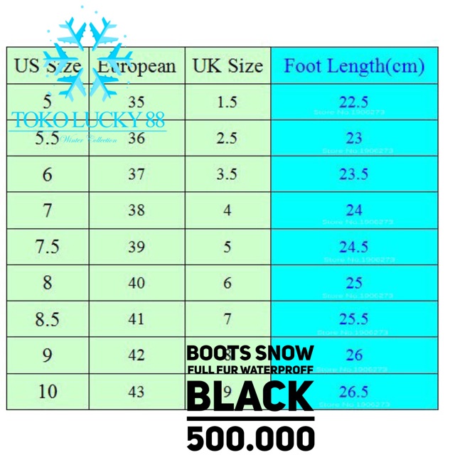 IMPORT Flash Sale Cuci Gudang Boots Snow Sepatu Boots Winter Musim Dingin