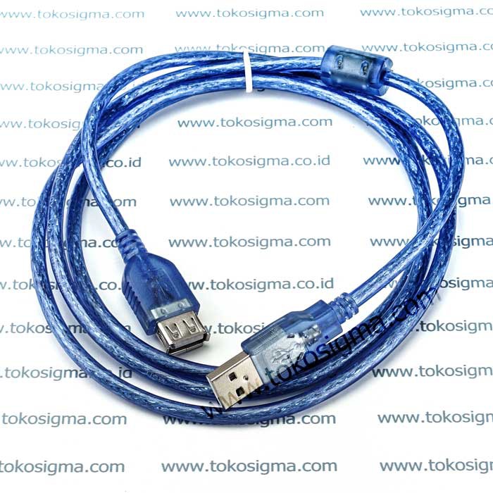 KABEL USB 2.0 EXTENSION M-F 1.5 meter PERPANJANGAN kabel usb cowo cewe