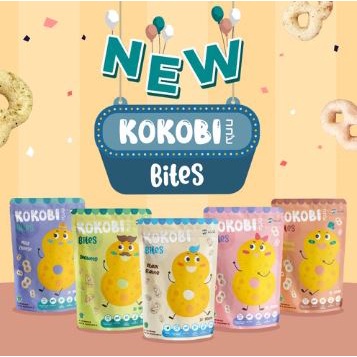 KOKOBI BITES Camilan bayi kokobi puff anak bayi  Snack anak bayi NON MSG NON PERASA yummy bites
