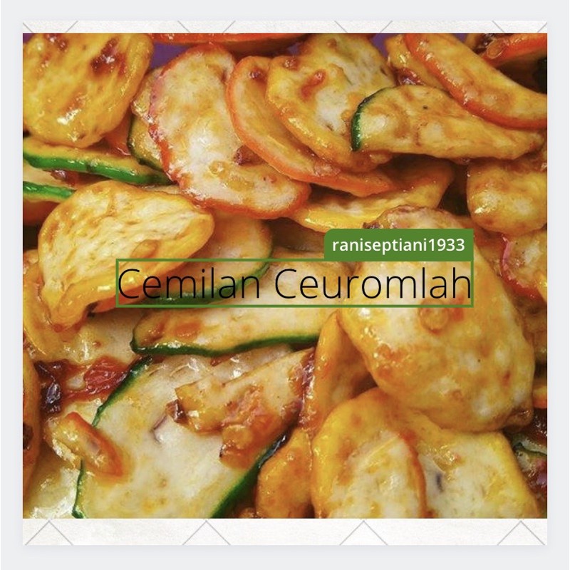 

(COD) Seblak bandung Rujak 100gr murah lengket bumbunya tapi kriuk tidak melempem pedas bisa request