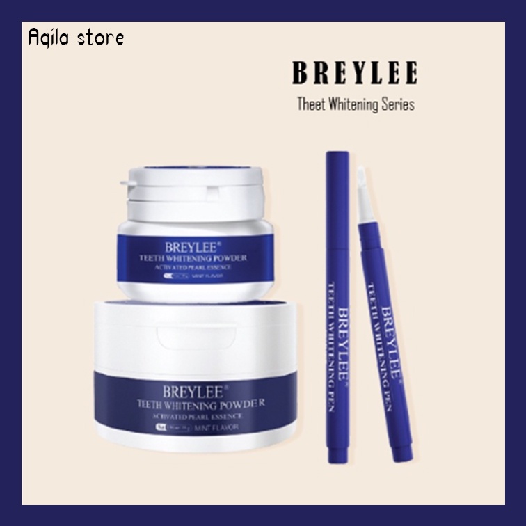 BREYLEE TEETH WHITENING SERIES [TEETH WHITENING POWDER | BREYLEE TEEH WHITENING PEN]