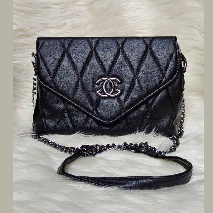 Tas Chanel Wanita Perempuan Import Bahan Tebal Tas Selempang Samping Jinjing Bahu Harga Murah