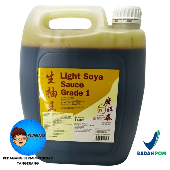 Jual KCT Light Soya Sauce (Grade 1) 5 Litre / Kwong Cheong Thye 5 Liter