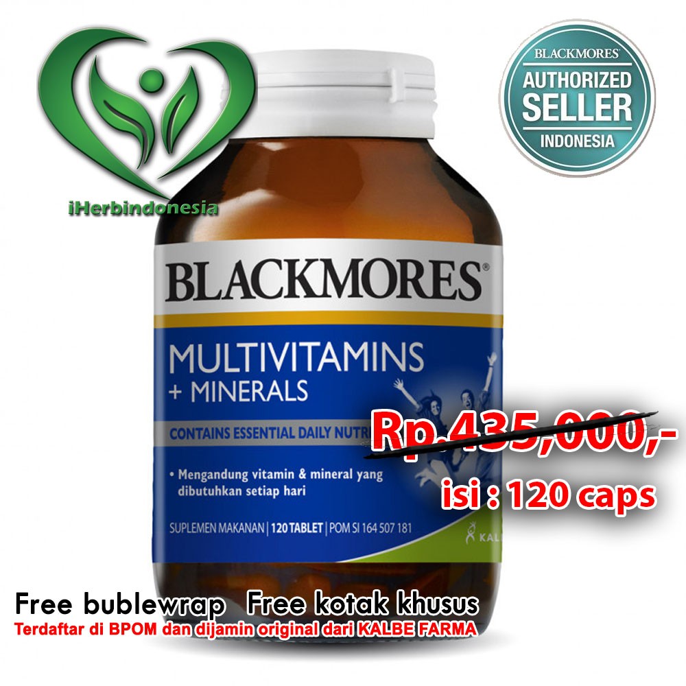 Blackmores Multivitamins + Minerals (120) menambah stamina ...