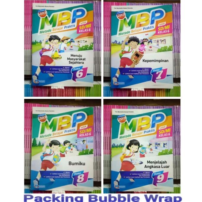 

Paket Buku Metode Belajar Praktis MBP Kelas 6 SD Tema 6,7,8,9 Masmedia Star Seller Termurah