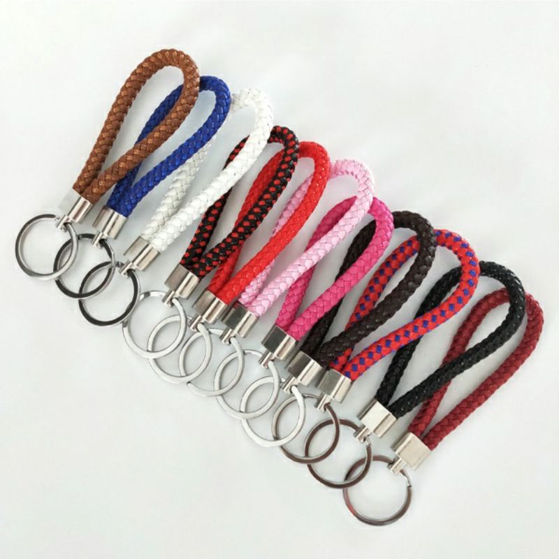 Gantungan Kunci Kulit Tali Kepang